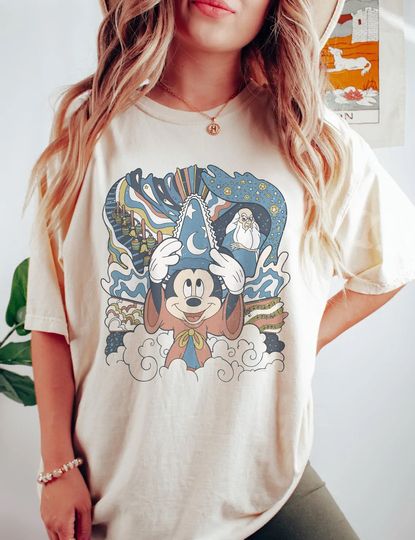 Vintage Walt Disney World Magic Shirts, Mickey Magic Kingdom Shirt