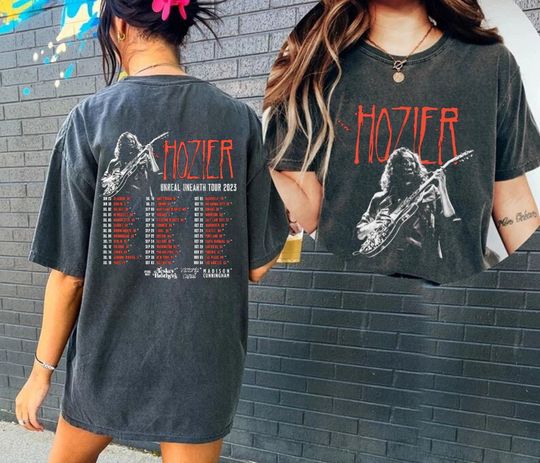 Hozier Unreal Unearth Tour 2023 2 side T Shirt