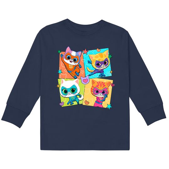 Disney Super Kitties Kids Long Sleeve T-Shirts