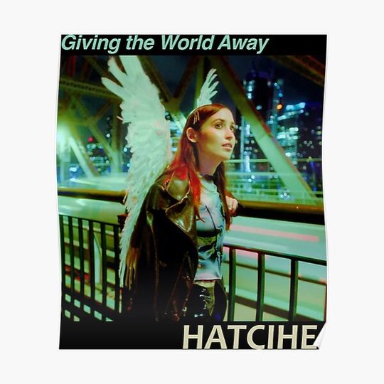 Giving the World Away by Hatchie Premium Matte Vertical Poster
