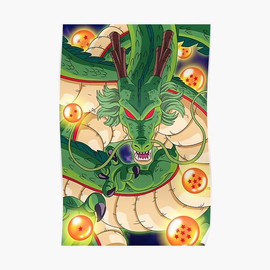 Shenron the Mystical Dragon Premium Matte Vertical Poster
