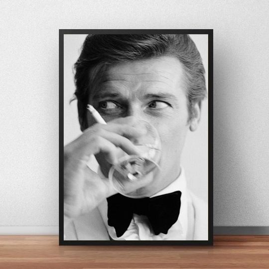Roger Moore Movie James Bond Movie Poster