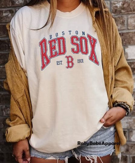 Vintage Boston Red Sox EST 1901 T-Shirt, Boston Baseball Shirt