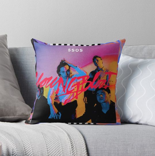 5 Seconds of Summer youngblood Throw Pillow