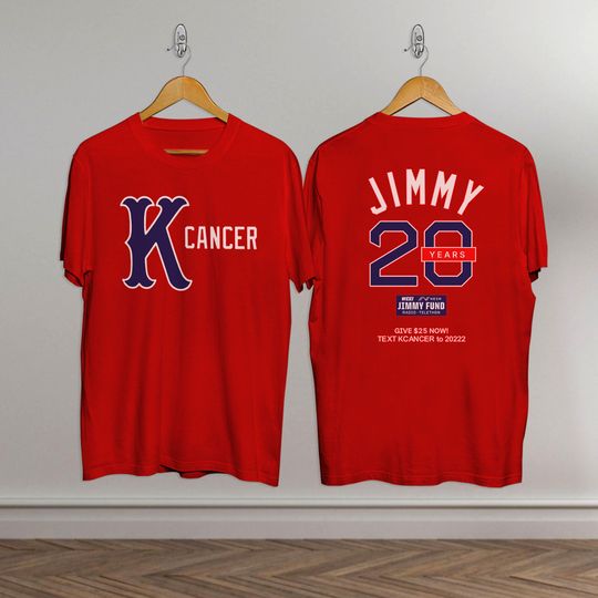 K Cancer Shirt, Boston Red Sox K Cancer Shirt, K Cancer T-Shirt, The Jimmy Fund K Cancer