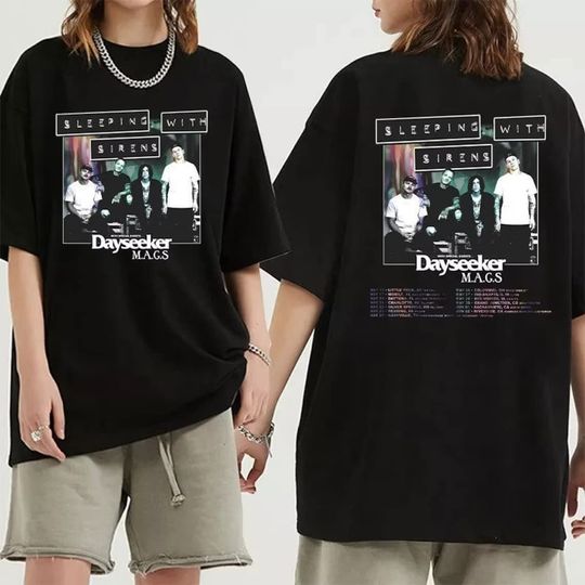 Sleeping With Sirens Band Shirt US Tour 2023 Shirts Sleeping With Sirens Tour 2023