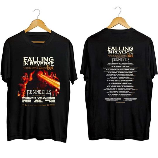 Falling In Reverse Shirt The Popular Mons Tour 2023 Shirts Falling In Reverse Tour 2023 Shirt