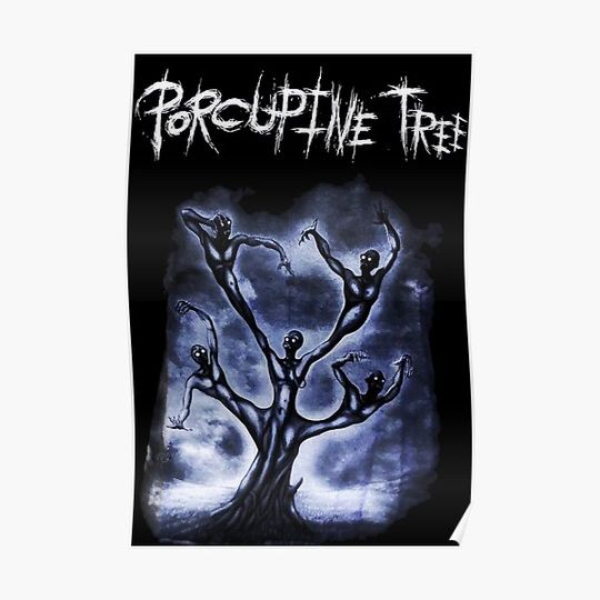 Porcupine Tree music Rock and heavy metal logo Ecelna Premium Matte Vertical Poster
