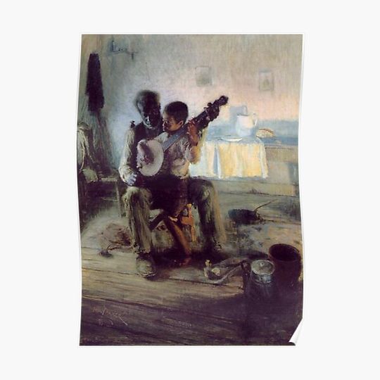 The Banjo Lesson, 1893 by Henry Ossawa Tanner Premium Matte Vertical Poster