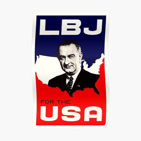 1964 LBJ for the USA Premium Matte Vertical Poster