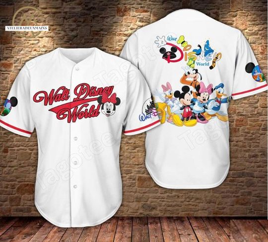 Walt Disney World Baseball Jersey Shirt