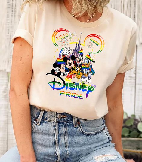 Personalized Disney Pride 2023 LGBT Shirt, Mickey and Friends Gay Days Orlando Shirt