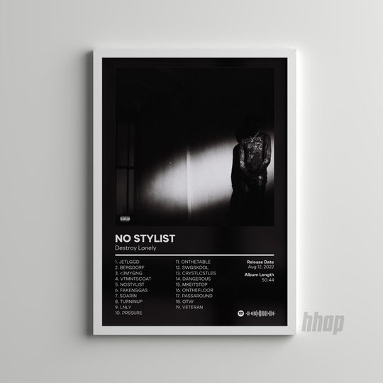 Destroy Lonely - No Stylist - Hip Hop Album Print - Album Cover Poster