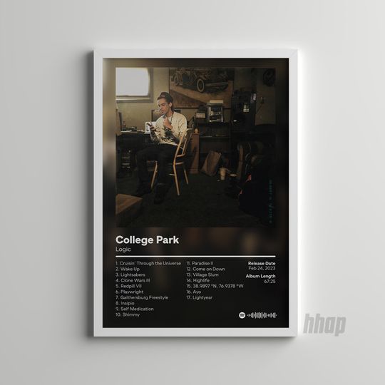 Logic - College Park - Album Cover Poster