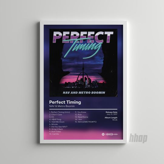 NAV & Metro Boomin - Perfect Timing -  Album Poster