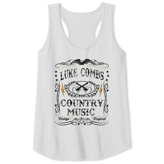 Lukee Comb Vintage Tank Tops , Country Music 2023 Tank Tops Tank Tops