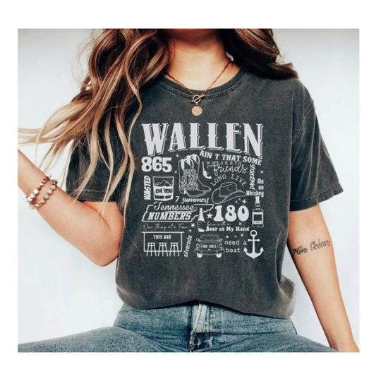 Wallen Tour 2023 Shirt , Cowboy Wallen Shirt , Wallen Western shirt