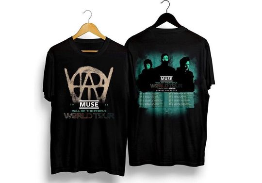 The Muse World Tour 2023 Tour Will of The People T-shirt, The Muse Band Shirt