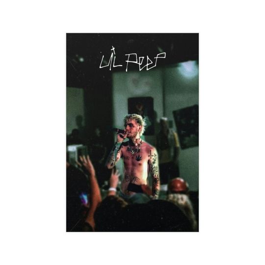 Lil Peep Poster, Rap Poster, Music Poster
