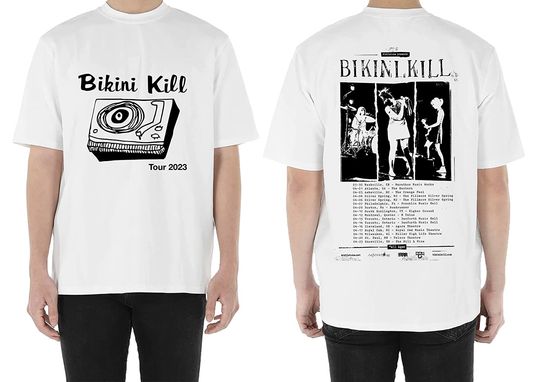 Bikini Kill Tour Shirt, Bikini Kill 2023 North American Tour Shirt, Music Lover Shirt, Unisex Tee, Sweatshirt, Hoodie