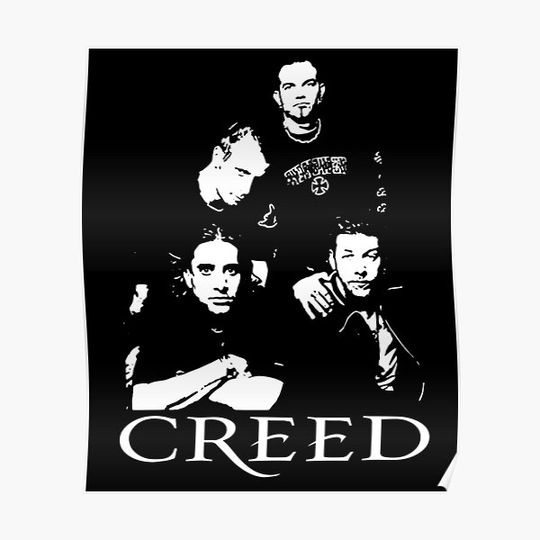 Creed rock music poster Premium Matte Vertical Poster