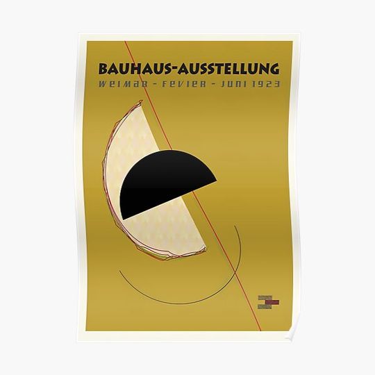 Bauhaus Austellung 1923 Exhibition Premium Matte Vertical Poster
