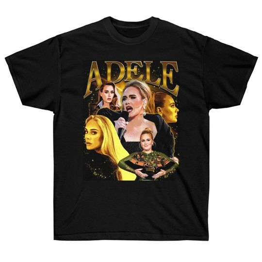 Vintage Bootleg Adele Rap T-Shirt, Rapper Singer Shirt
