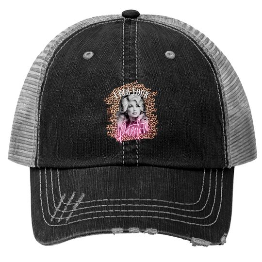 Dolly Parton Trucker Hats, Country Music Trucker Hats, Cowgirl Trucker Hats, Dolly Parton Trucker Hats, Leopard Trucker Hats, Nashville Trucker Hats