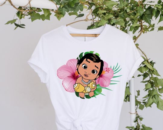 Moana Shirt, Moana Maui Family T-Shirt, Matching Shirts, Moana Party Shirt, Moana Flowers Tee