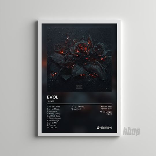 Future - EVOL - Hip Hop Album Print -Album Poster