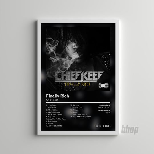 Chief Keef - Finally Rich - Album Poster