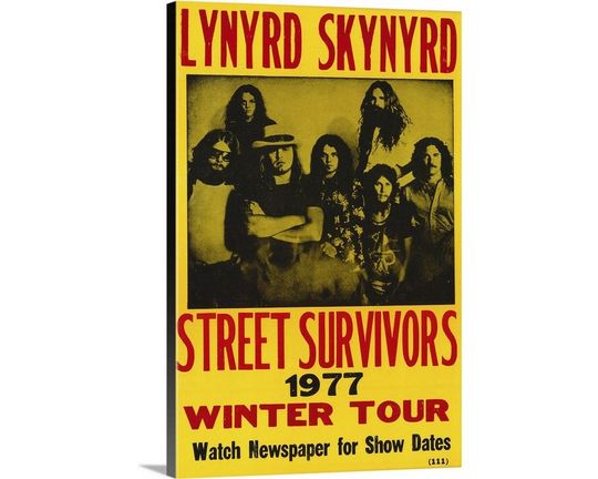 Lynyrd Skynyrd - (1978) Vintage Tour Poster