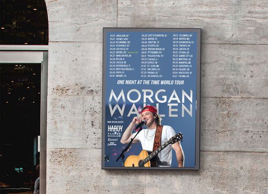 Morgan Wall World Tour 2023 Poster