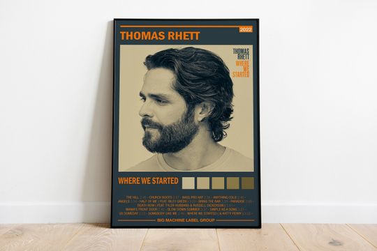 Thomas Rhett - Where We Started - Album Poster