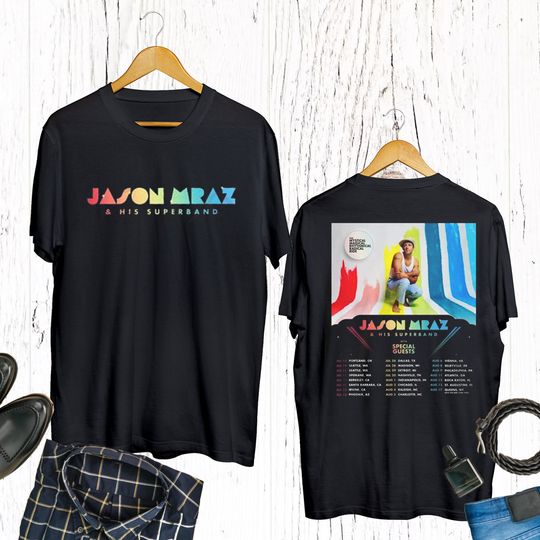 Vinatge Jason Mraz All Size T-Shirt, Jason Mraz  Unisex T-shirt 2023