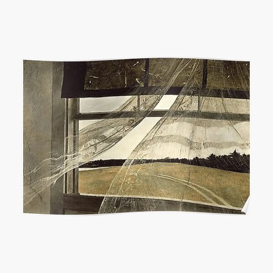 Wind from the Sea - Andrew Wyeth Premium Matte Poster