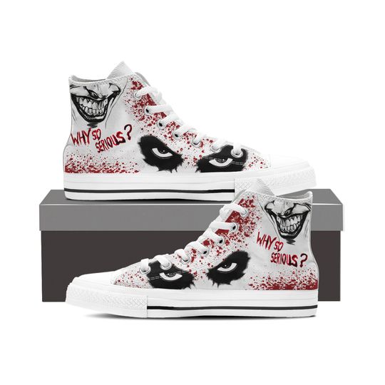 Joker High Top Shoes, Custom Unisex Kids and Adult Shoes