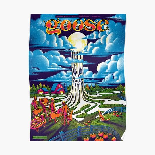 Goose American band goosetheband merch tour Premium Matte Vertical Poster