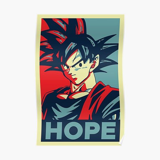 Dragon Ball Z Goku - Hope Premium Matte Vertical Poster