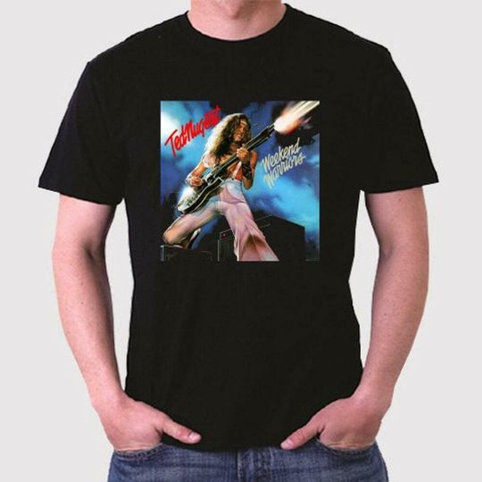 Ted Nugent Weekend Warriors Album Rock Legend T-shirt