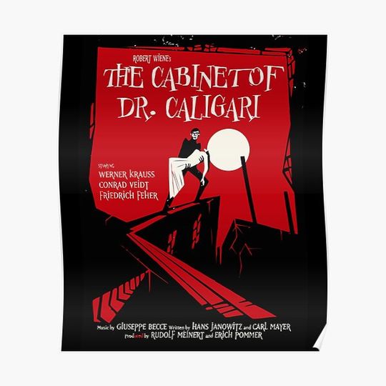 The Cabinet of Dr. Caligari Premium Matte Vertical Poster