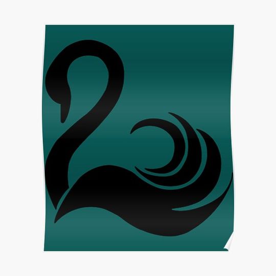 Black Swan Symbol Premium Matte Vertical Poster