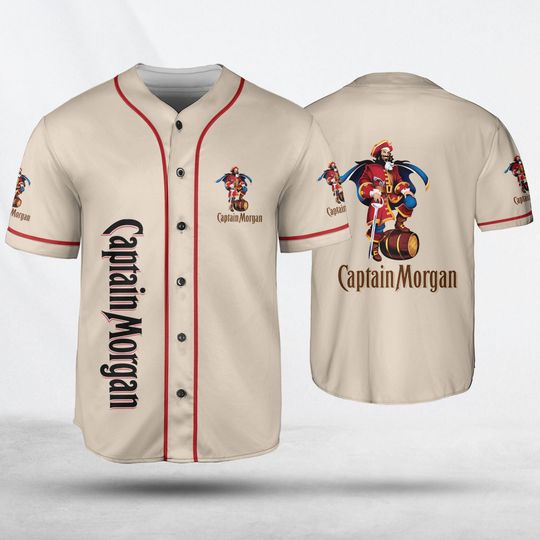 Captain Morgan Baseball Jersey Shirt, Jersey Lover Beer shirt