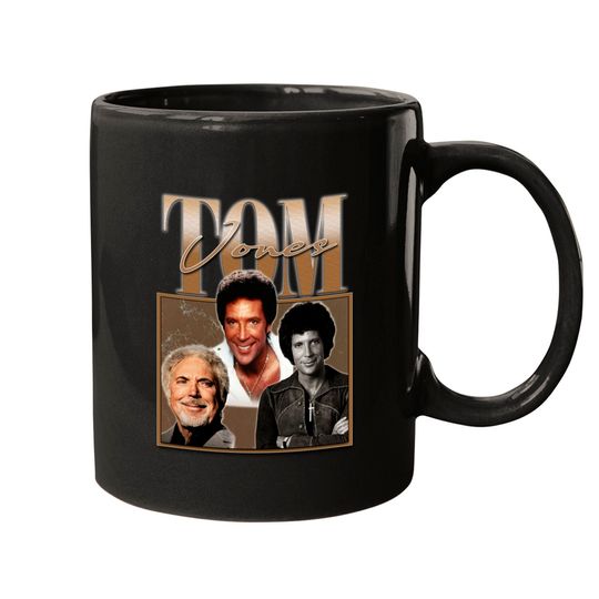 Tom Jones Mugs, Tom Jones 90's Mugs, Tom Jones Retro Vintage Mugs