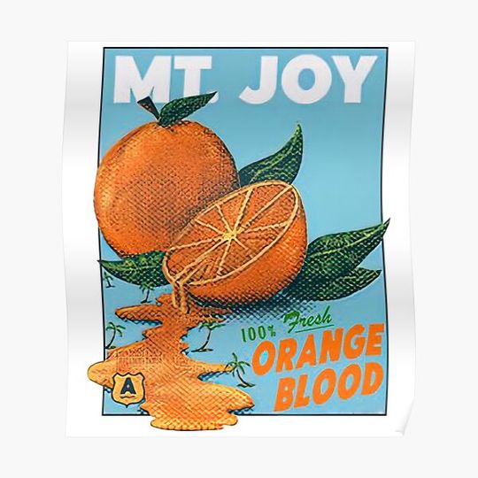 Mt Joy Orange Blood Mt Joy Merch Men Women Shirt Boy Girl Young Shirt Hoodie Premium Matte Vertical Poster
