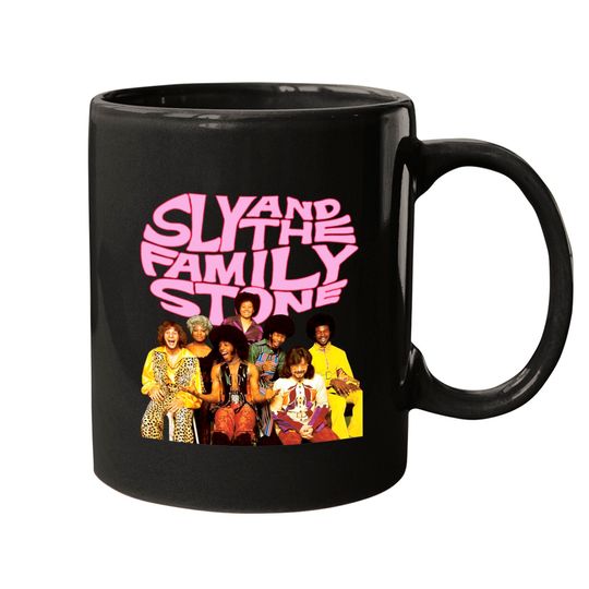Sly & The Family Stone Mugs, Vintage Funk, Soul, RnB, Rock Band Mugs