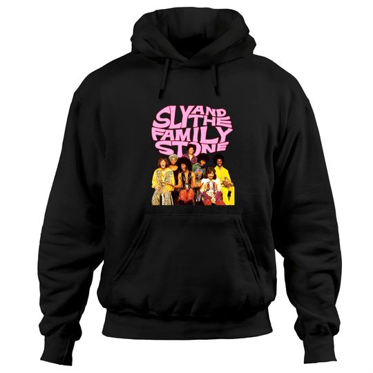 Sly & The Family Stone Hoodies, Vintage Funk, Soul, RnB, Rock Band Hoodies