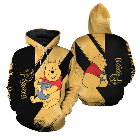 Pooh Hoodie, Winnie The Pooh Hoodie, Personalized Pooh Hoodie