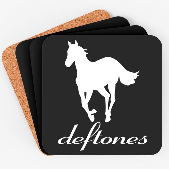 Vintage Deftone White Pony Coasters