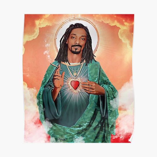 Jesus Snoop Premium Matte Vertical Poster